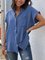 Short Sleeve Casual Cotton-Blend Shirts & Tops