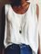 Summer Plain Cotton-Blend Solid Crew Neck Sleeveless Plus Size Tank