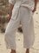 Summer Pants Pockets Casual Shift Comfort Capri Pants