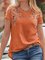Floral-Embroidered Cotton-Blend Short Sleeve T-Shirts