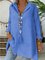 Long Sleeve Polka Dots Shirt Collar Vintage Blouse