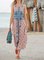Sleeveless Cotton-Blend Round Neck Dresses