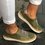 All Season Pu Flat Heel Sneakers