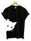 Women Printed Animal Round Neck Short Sleeve Casual T-Shirts