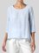 Women Paneled Casual Solid 3/4 Sleeve Blouses