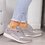 Women's Low Heel Lace Up Sneakers