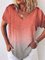 Gradient Color Short Sleeve Shirts