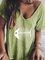 V Neck Printed Shirts & Tops