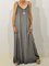 Plus Size Casual V Neck Sleeveless Dresses