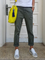 Cotton-Blend Pockets Casual Pants