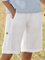 Summer Linen Casual Buttoned Shorts