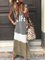 Sleeveless Stripes Dresses