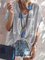 Casual Letter Printed Short Sleeve Shirts & Tops