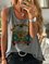 Sleeveless Casual O-Neck Shirts & Tops