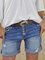 Blue Casual Denim Pants