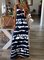 Dip-Dyed Crew Neck Tie Dye Sleeveless Dresses