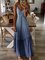 A-Line V Neck Tie Dye ombre high-rise Dresses