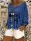 Printed Long Sleeve Casual Shirts & Tops