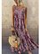 Purplish Red V Neck Vintage Sleeveless A-Line Dresses