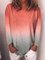 Long Sleeve Printed Casual Tie-Dye T-shirt