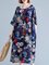 Purple Dresses Shift Printed Dresses