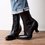 Stiletto Heel Spring/fall Lace-Up Boots