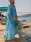 Cotton-Blend Holiday V Neck Dresses