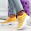Wedge Heel Comfy Sole Slip On Sneakers