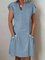 Shirt Collar V Neck Shift Plus Size Dresses