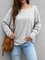 Long Sleeve Striped Crew Neck T-Shirts