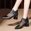 Holiday Chunky Heel Boots
