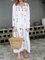 V Neck Women Floral Dresses Holiday Embroidered Floral Dresses