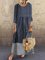 Crew Neck Women Summer Dresses Shift Beach Casual Dresses