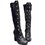 Women Vintage Double-Breasted Mid-Calf Boots
