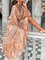 Tribal Long Sleeve Boho Cotton Dresses