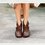 JFN  Flat Heel Spring Casual Leather Boots