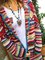 Coat Multicolor Tribal Long Sleeve Sweater Knitted Shift