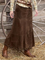 Casual Faux Suede Skirts