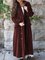 Plus Size Casual Solid Velvet Buttoned Outerwear