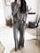 Plus size Long Sleeve Casual Suits