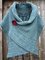 Sky Blue 3/4 Sleeve Shift Casual Scarves & Shawls