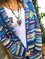 Coat Multicolor Tribal Long Sleeve Sweater Knitted Shift
