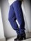 Women Drawstring Knitted Solid Casual Sweater Pants