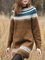 Women Crew Neck Vintage Tunic Sweaters