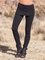 Solid Cotton-Blend Casual Pants