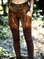 Boho Printed Sheath Ombre/tie-Dye Pants