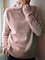 Knitted Turtleneck Long Sleeve Sweater
