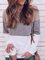 Casual Stand Collar Color-clock Long Sleeve Shirt
