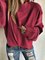 Khaki Crew Neck Long Sleeve Tops