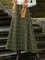 Cotton-Blend Casual Plaid Skirts
